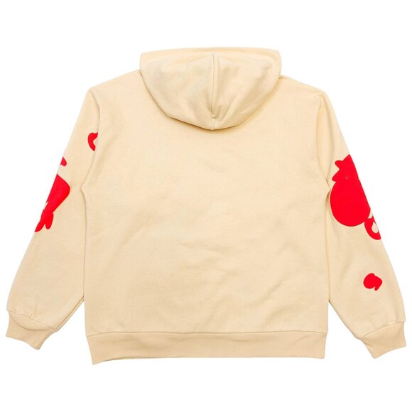 Sp5der Beluga Hoodie Sweatshirt Cream | Spider Worldwide - Picture 2 of 5